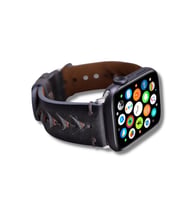 Apple Watch Uyumlu Deri Kordon 42-44-45mm Boras VS4EF (Gri)