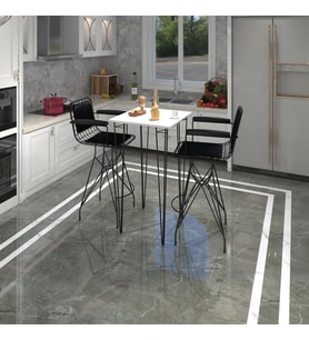Knsz masa sandalye takımı hem105zengin byzsyh 060*060 2 sandalye syhsyh kolçaklı sırt minderli