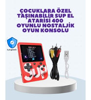 Şarjlı Taşınabilir El Oyun Konsolu 400 Oyun