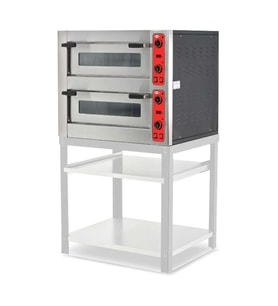 Empero EMP.9+9 Pizza Fırını - Çift Katlı - Elektrikli - (9+9) x 30 cm Pizza kapasiteli