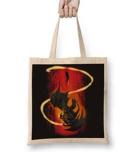 Gandalf The Wizard vs The Demon Bez Çanta Uzun Saplı