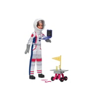 Barbie Deluxe Kariyer Bebek - Astronot Tekerlekli Keşif Aracı Ve Uzay Kaskı Dahil 10 Aksesuar Hrg45