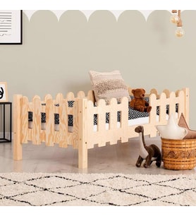 Markaawm Montessori Yatak Ahşap Çocuk Karyola Leaf (Karışık)