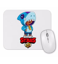 Brawl  Stars Shark  Leon Mouse Pad