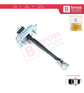 Chevrolet Cruze MK1 J300 2009-2016 94551935 için Arka Kapı Gergisi Durdurucu Stoper Limitleyici