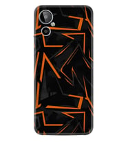 General Mobile GM 23 SE Kılıf Silikon Desen Özel Seri Zigzaglar 1651 Uyumlu