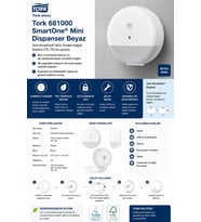 Tork 681000 Smartone Mini Dispanser Beyaz