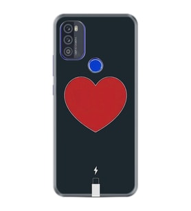 Reeder P13 Blue Max Pro 2021 Kılıf Desenli Silikon Boyun Askılı Mavi Mermer 1297