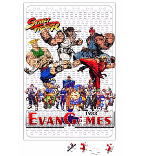 Street Fighter Evan Games 1988 Puzzle 240 Parça Yapboz