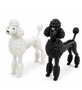 Dekoratif Kaniş Köpek Biblosu Polyester Masa Üstü Obje Alk5305