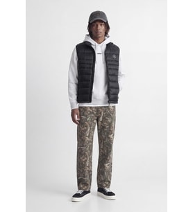 Jack & Jones JJEKINGSLEY Erkek Hafif Şişme Yelek Dik Yaka Günlük Rahat