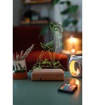 Bambi Walt Disney Çocuklara 16 Renk Kumandalı 3D Gece Lambası
