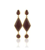 Kadir Jewellery 22 Ayar Altın Kaplama Kadın Sallantılı Küpe -El İşçiliği Ve Hipoalerjenik Küpe