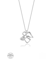 SWAROVSKİ TAŞLI  ZİRCONİA PERİ 925 AYAR GÜMÜŞ KOLYE