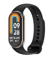 Lexroo Xiaomi Mi Band 9 Serisi Klasik Kordon Silikon Strap Kayış - Siyah