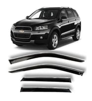 Chevrolet Captiva Uyumlu 2006 Sonrası Kromlu Cam Rüzgarlığı 4 Lü