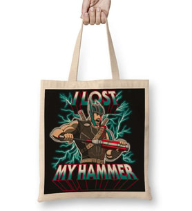 Thor I Lost My Hammer Bez Çanta Uzun Saplı