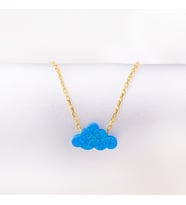BULUT OPAL 925 AYAR GÜMÜŞ KOLYE
