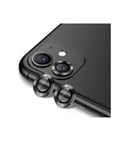 Apple iPhone 11 Uyumlu Zore CL-12 Premium Safir Parmak İzi Bırakmayan Anti-Reflective Kamera Lens Koruyucu (Siyah)
