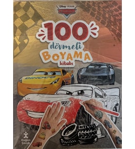 Disney Arabalar 100 Dövmeli Boyama Kitabı