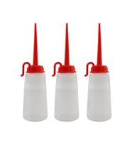 3 Adet Yumuşak Şeffaf Plastik Yağdanlık 160 ml