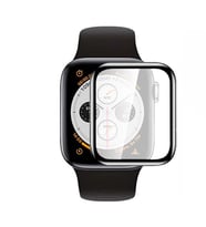 Apple Watch 44mm Mat Eko Pet Saat Ekran Koruyucu (Siyah)