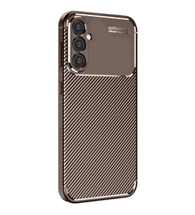 S24 Fe Auto Focus Karbon Kapak - Kahverengi