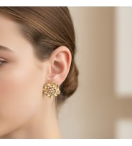 STİL İNCİSİ/XUPING JEWELRY BOMBELİ ÇİÇEK KÜPE