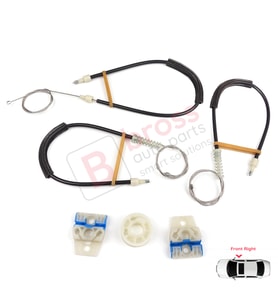 VW Polo Vento MK5 6R 6C 61 2009-2022 4/5 Kapı 6R4837462 İçin Elektrikli Ön Sağ Cam Kriko Tamir Seti