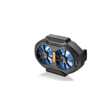 Telefon Soğutucu Fan Bataryalı Led - Siyah HDX4391