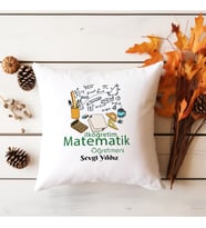 İlköğretim Matematik Öğretmeni Yastık Kişiye Özel