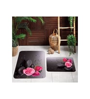 Eliana Home Baskılı 2'li Banyo Paspas Takımı RVG5072