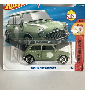 Hot Wheels Austin Mini Cooper S Yeşil