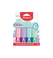 Maped Pastel Glitter Fosforlu Kalem 4 Renk 742046