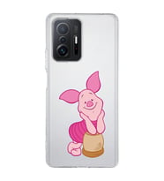 Xiaomi Mi 11T - 11T Pro Uyumlu Piglet Tasarımlı Şeffaf Telefon Kılıfı