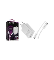 Auris ARS-CH65 65W 3 Çıkışlı Ultra Hızlı Şarj Seti