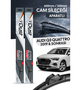 Audi Q3 Quattro 2019-Sonrası Uyumlu Silecek Takımı 600MM/530MM S13