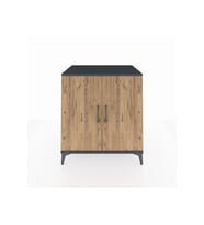 Kronos Şifonyer 2 Kapaklı 88x59x96 Antrasit-Çam