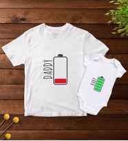 BK Kids Baba&Oğul Kombin Tshirt-Zıbın Hediye Seti -3