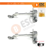 Renault Laguna MK1 X56 1993-2001 7700424784 İçin 2 EA Ön Sağ ve Sol Kapı Gergi Yayı