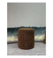 DOKUMA KADİFE KUMAŞ PUF&BENCH 45*40 KİREMİT RENK