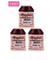 3 Adet Altınbaşak Oya ve Dantel İpi 20 gr - Royaleks - No: 112
