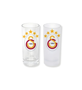 Ghostbastır Design Galatasaray Buzlu / Buzsuz Seçenekli Rakı Bardağı – 1 Adet Şık Sunum Bardağı 0205