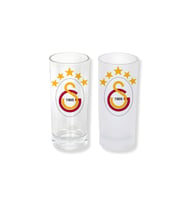 Ghostbastır Design Galatasaray Buzlu / Buzsuz Seçenekli Rakı Bardağı – 1 Adet Şık Sunum Bardağı 0205