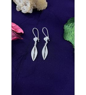 Mekik Model Telkari El İşçiliği Gümüş Kadın Küpe