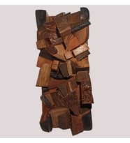 Batu Wood Art - Rustik Ahşap Mozaik Duvar Paneli