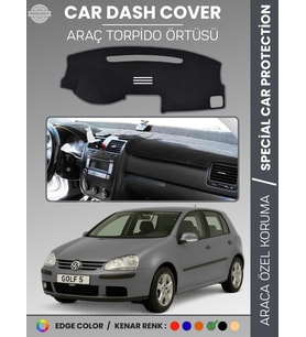 VOLKSWAGEN GOLF 5 (2003-2009) Torpido Örtüsü Ön Göğüs Tam Uyum Çatlamayı Önler