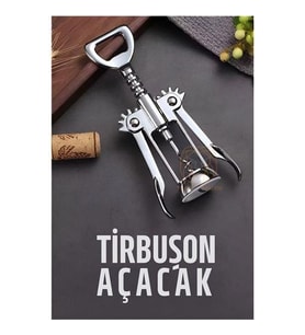 ModaCar Tirbuşon Şarap Açacağı ve Şişe Açacağı