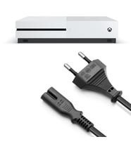 Xbox One S Güç Kablosu 1.5m Xbox One S X Uyumlu Xbox Güç Kablosu Yedek Parça (Siyah)