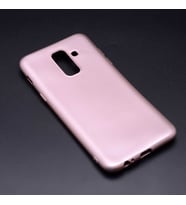 Samsung Galaxy A6 2018 Uyumlu Kılıf Zore Premier Silikon Kapak (Rose Gold Altın)